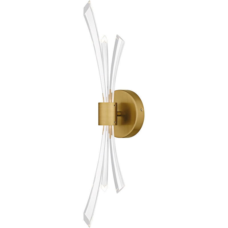 Quoizel CCY8805BRG LED Wall Sconce, Brushed Gold