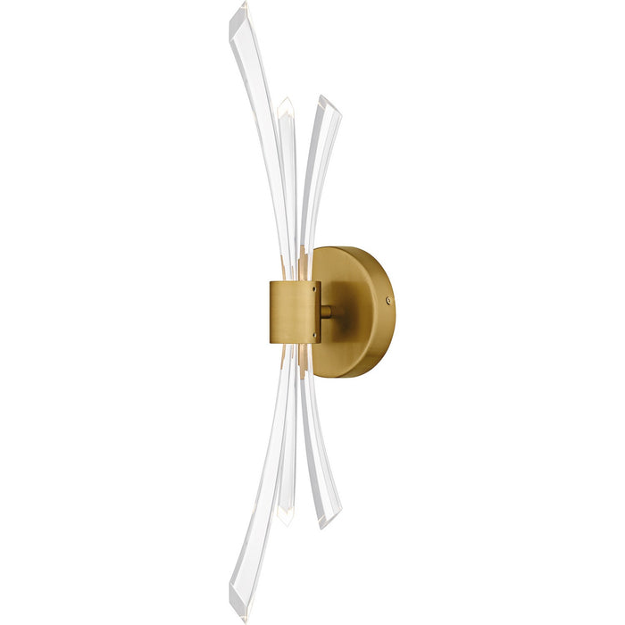 Quoizel CCY8805BRG LED Wall Sconce, Brushed Gold