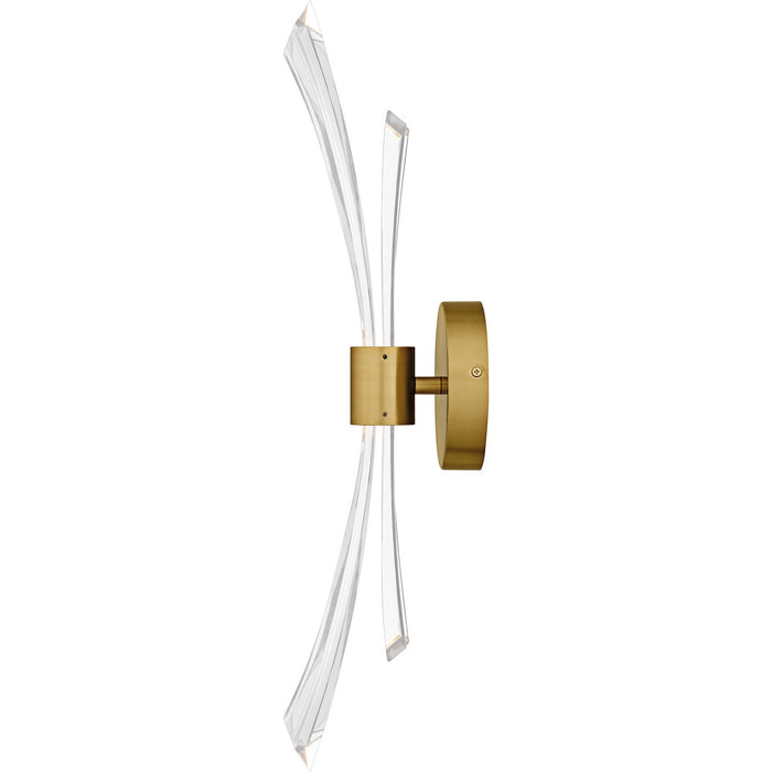 Quoizel CCY8805BRG LED Wall Sconce, Brushed Gold