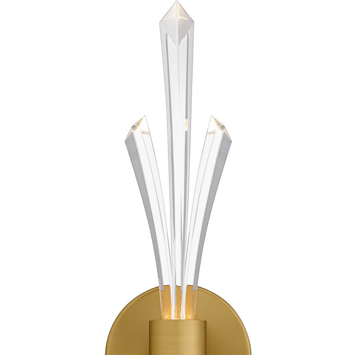 Quoizel CCY8805BRG LED Wall Sconce, Brushed Gold