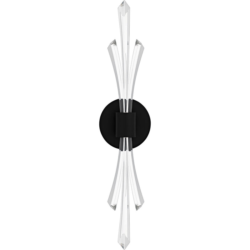 Quoizel CCY8805MBK LED Wall Sconce, Matte Black