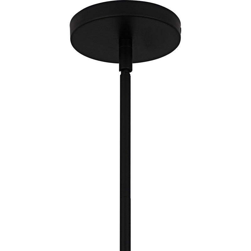 Quoizel CEO1812MBK One Light Pendant, Matte Black