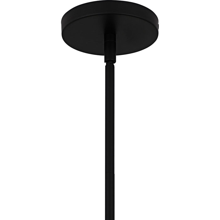 Quoizel CEO1812MBK One Light Pendant, Matte Black
