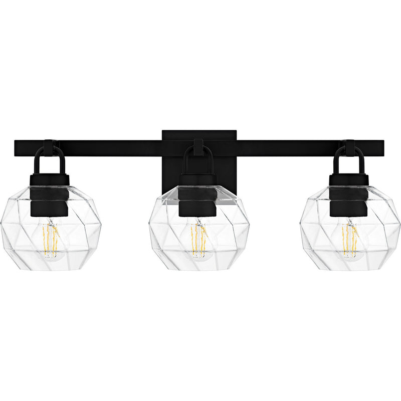 Quoizel CIA8624MBK Three Light Bath, Matte Black