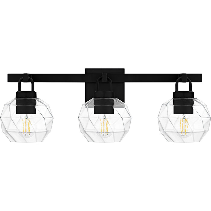 Quoizel CIA8624MBK Three Light Bath, Matte Black
