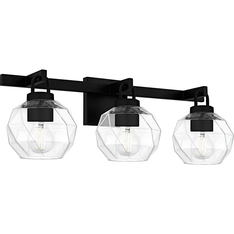 Quoizel CIA8624MBK Three Light Bath, Matte Black