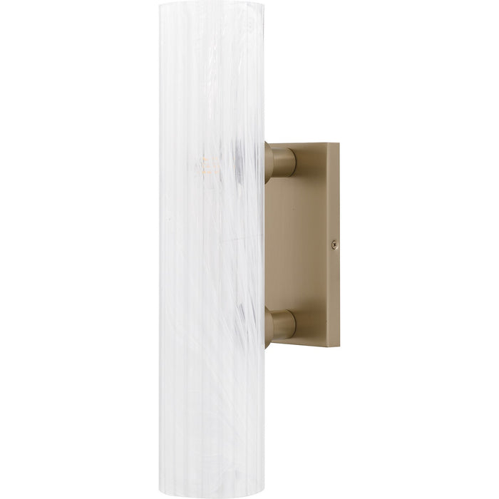Quoizel CRR8805BGD Two Light Wall Sconce, Bronze Gold