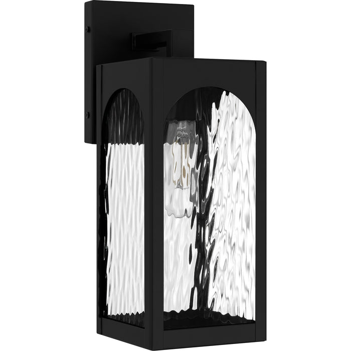 Quoizel DLG8405MBK One Light Outdoor Wall Lantern, Matte Black