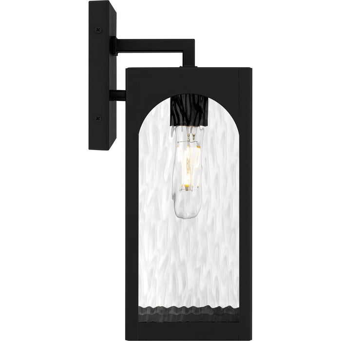 Quoizel DLG8405MBK One Light Outdoor Wall Lantern, Matte Black