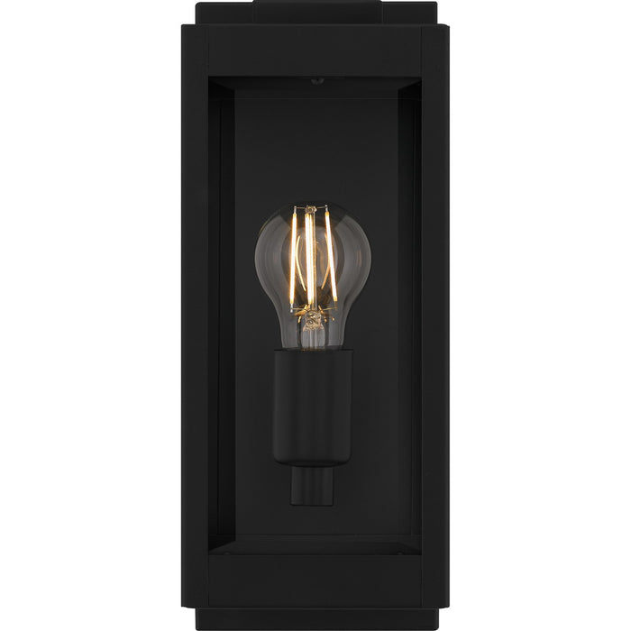 Quoizel EVR8405EK One Light Outdoor Wall Lantern, Earth Black