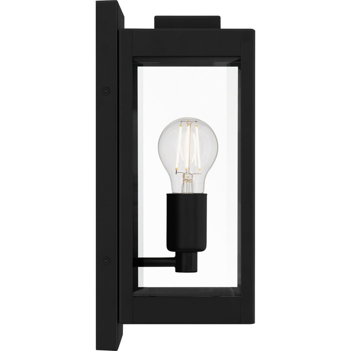 Quoizel EVR8405EK One Light Outdoor Wall Lantern, Earth Black