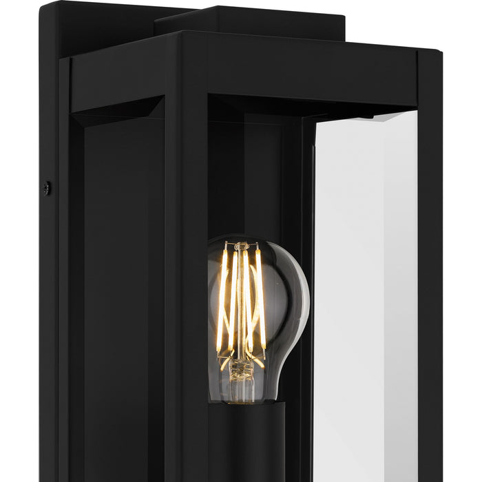 Quoizel EVR8405EK One Light Outdoor Wall Lantern, Earth Black