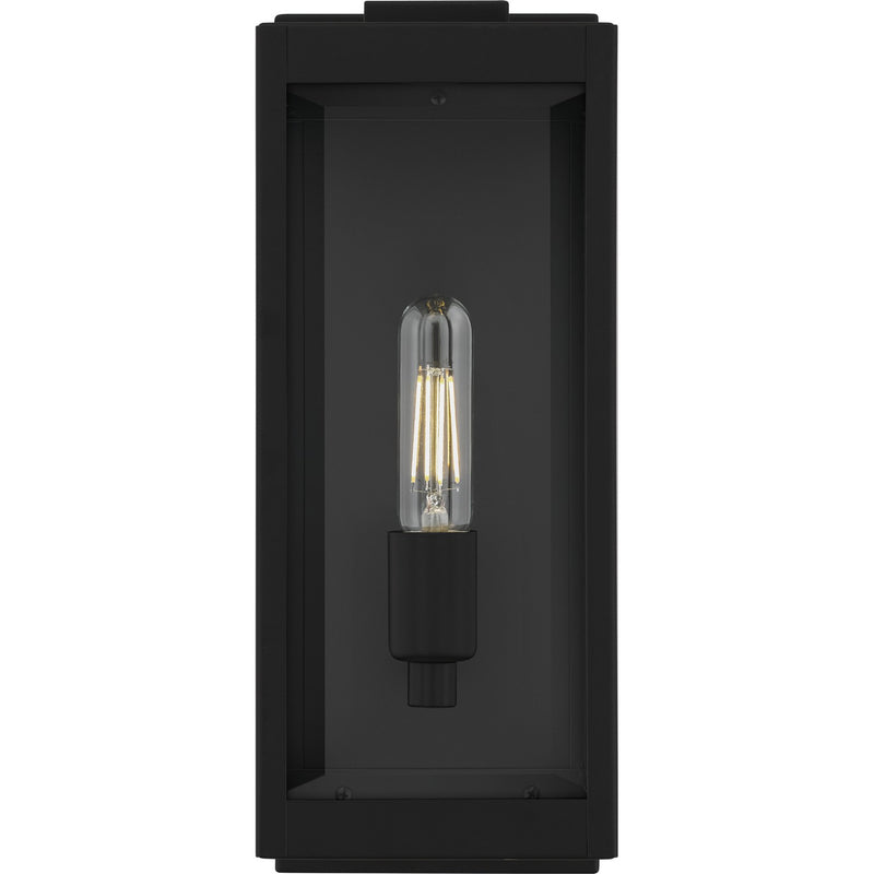 Quoizel EVR8406EK One Light Outdoor Wall Lantern, Earth Black