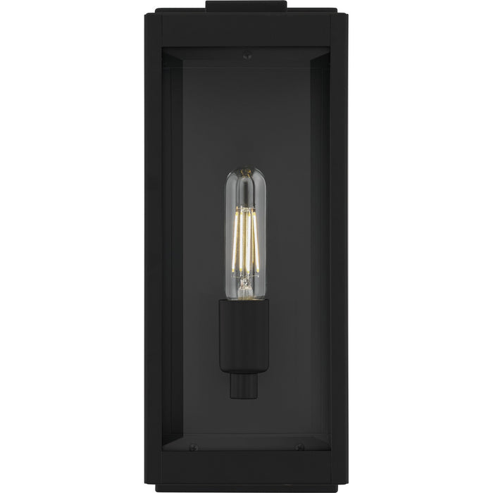 Quoizel EVR8406EK One Light Outdoor Wall Lantern, Earth Black