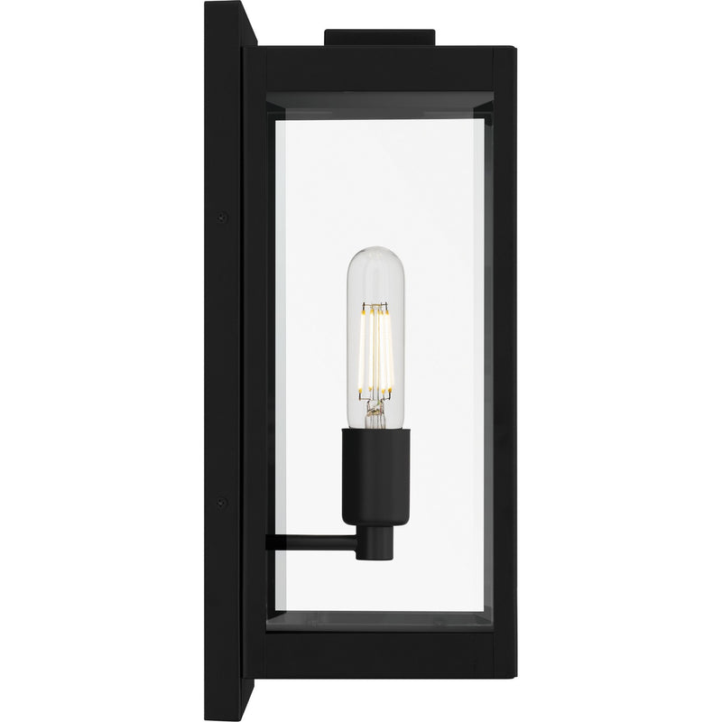 Quoizel EVR8406EK One Light Outdoor Wall Lantern, Earth Black