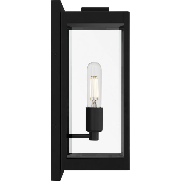 Quoizel EVR8406EK One Light Outdoor Wall Lantern, Earth Black