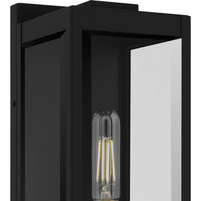 Quoizel EVR8406EK One Light Outdoor Wall Lantern, Earth Black