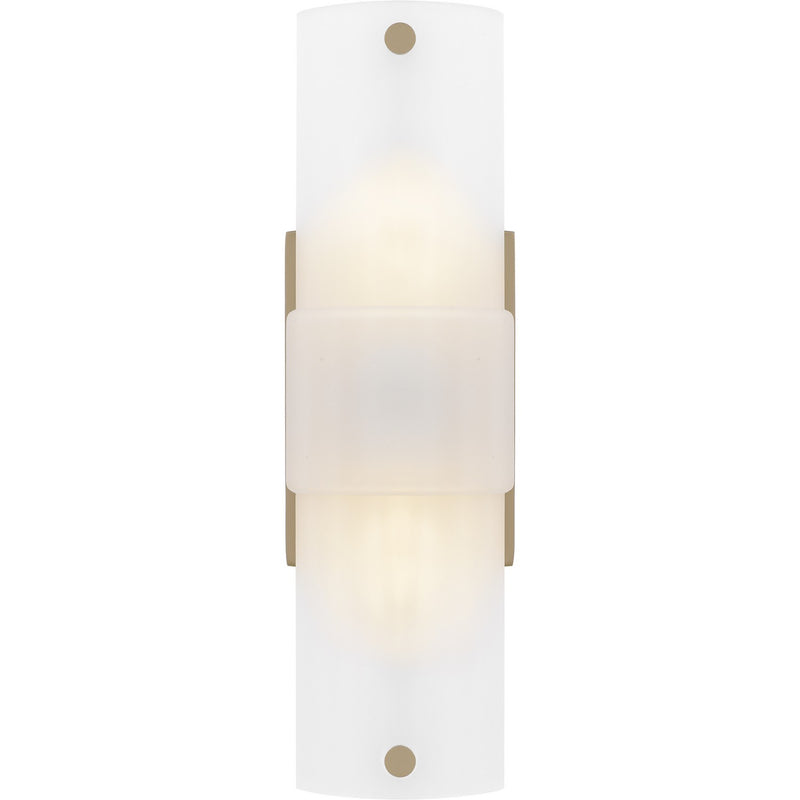 Quoizel FGN8705BGD Two Light Wall Sconce, Bronze Gold