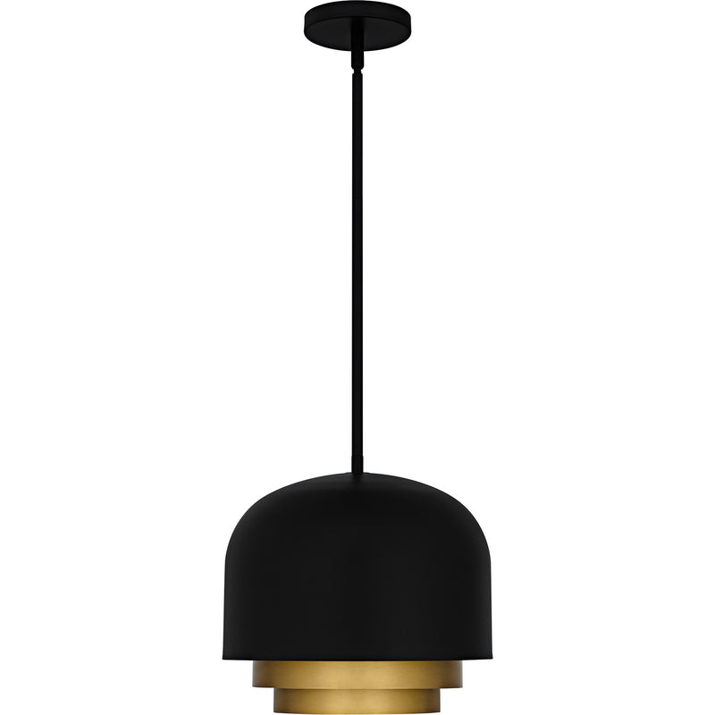 Quoizel FRK1812MBK Three Light Pendant, Matte Black