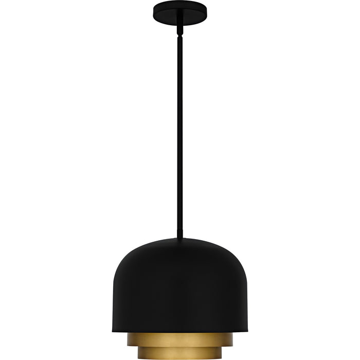 Quoizel FRK1812MBK Three Light Pendant, Matte Black