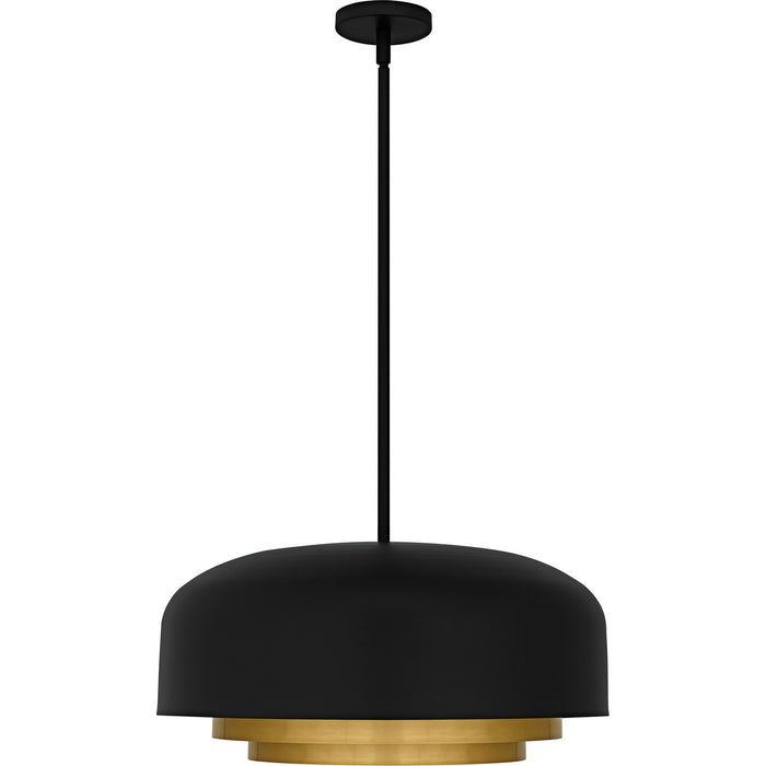 Quoizel FRK2822MBK Four Light Pendant, Matte Black