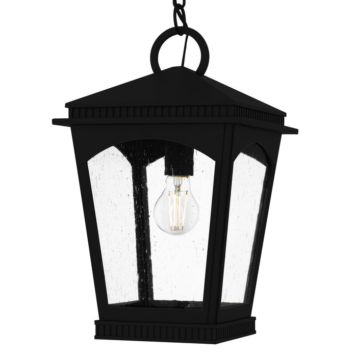 Quoizel HUK1510EK One Light Mini Pendant, Earth Black