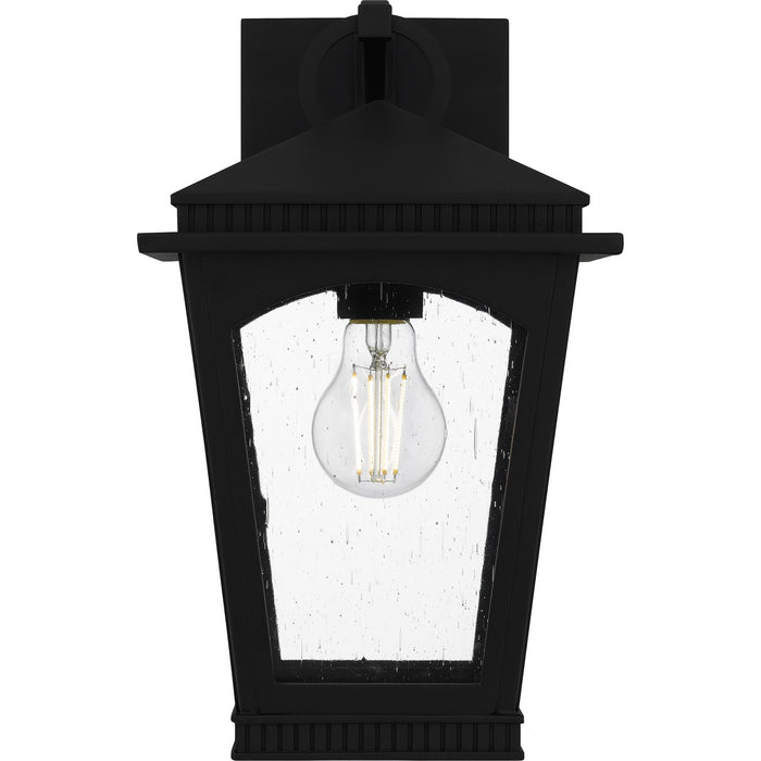 Quoizel HUK8408EK One Light Outdoor Wall Lantern, Earth Black
