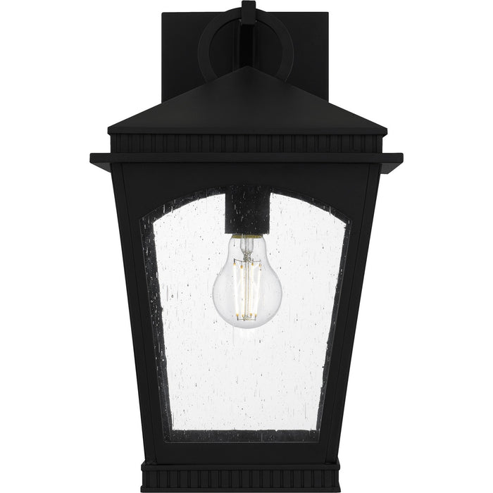 Quoizel HUK8410EK One Light Outdoor Wall Lantern, Earth Black
