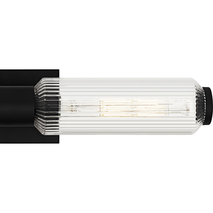 Quoizel HWS8524MBK Two Light Bath, Matte Black