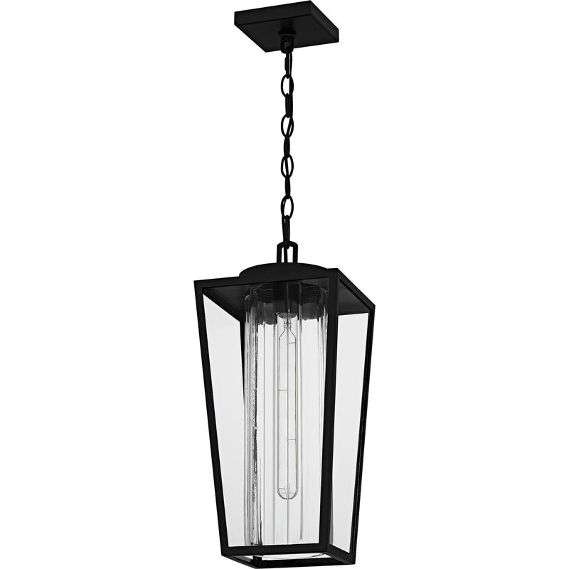 Quoizel JET1509MBK One Light Mini Pendant, Matte Black