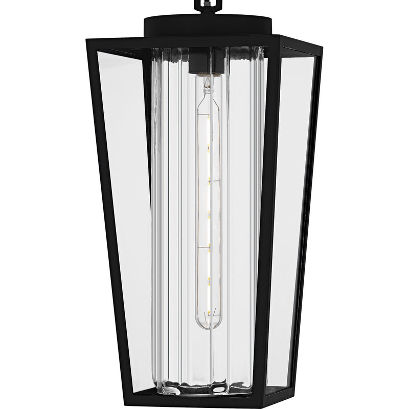 Quoizel JET1509MBK One Light Mini Pendant, Matte Black