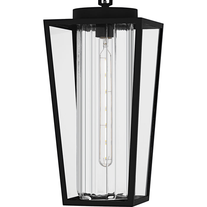 Quoizel JET1509MBK One Light Mini Pendant, Matte Black