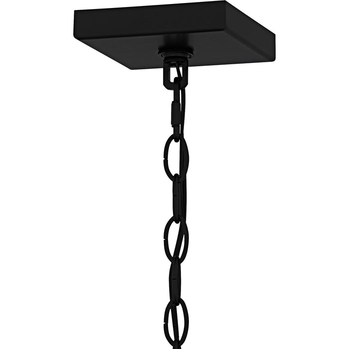 Quoizel JET1509MBK One Light Mini Pendant, Matte Black