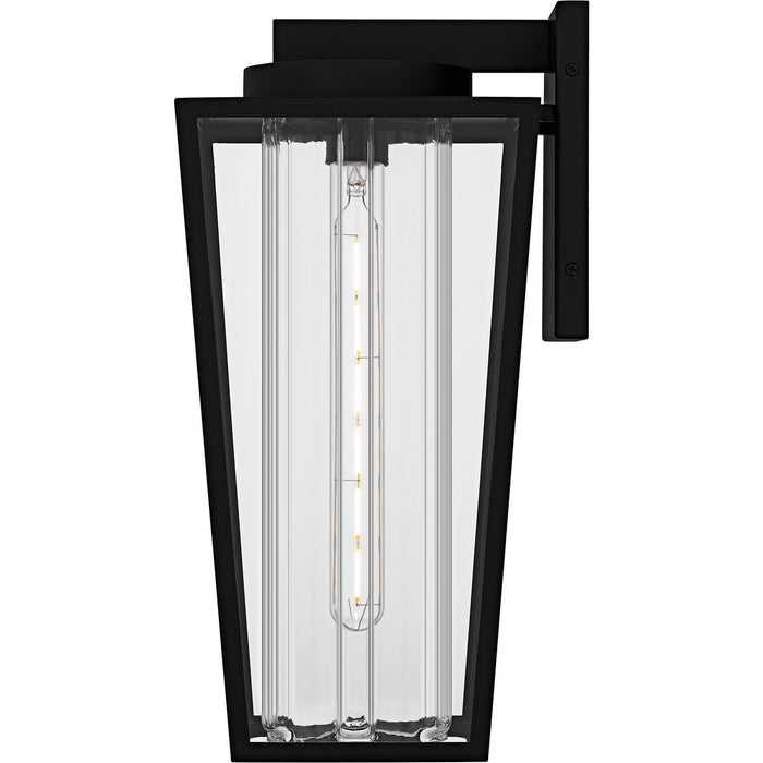 Quoizel JET8409MBK One Light Outdoor Wall Lantern, Matte Black