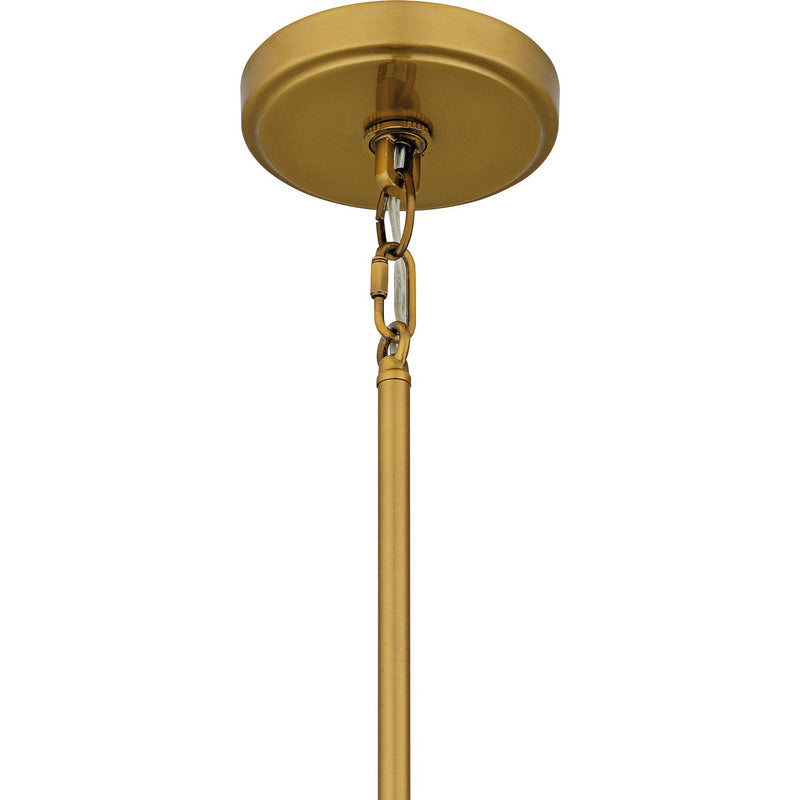 Quoizel KAT1510BRG One Light Mini Pendant, Brushed Gold