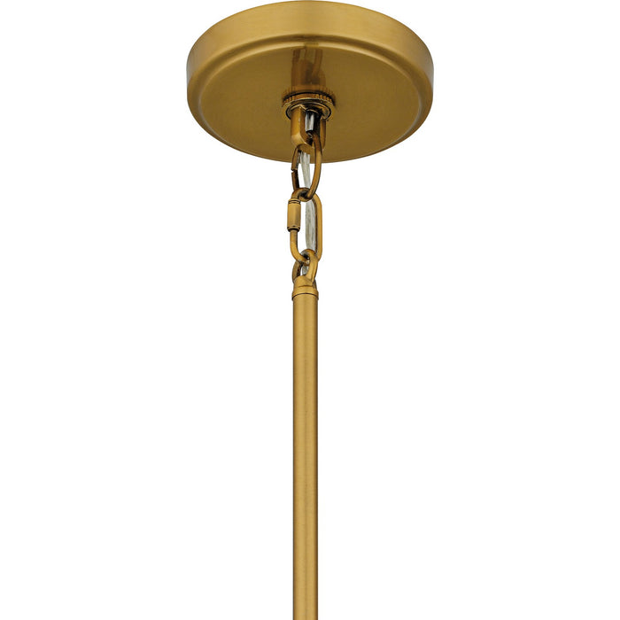 Quoizel KAT1510BRG One Light Mini Pendant, Brushed Gold