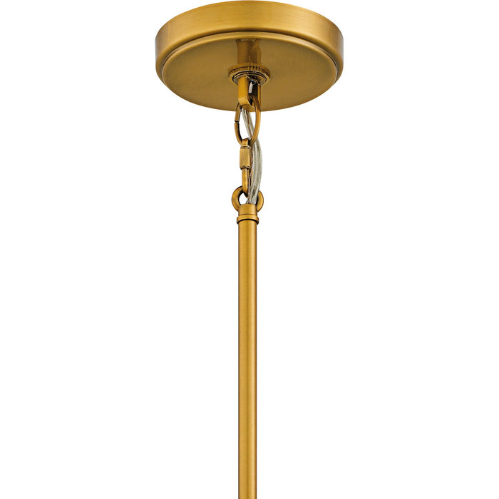 Quoizel KAT2824BRG Five Light Pendant, Brushed Gold