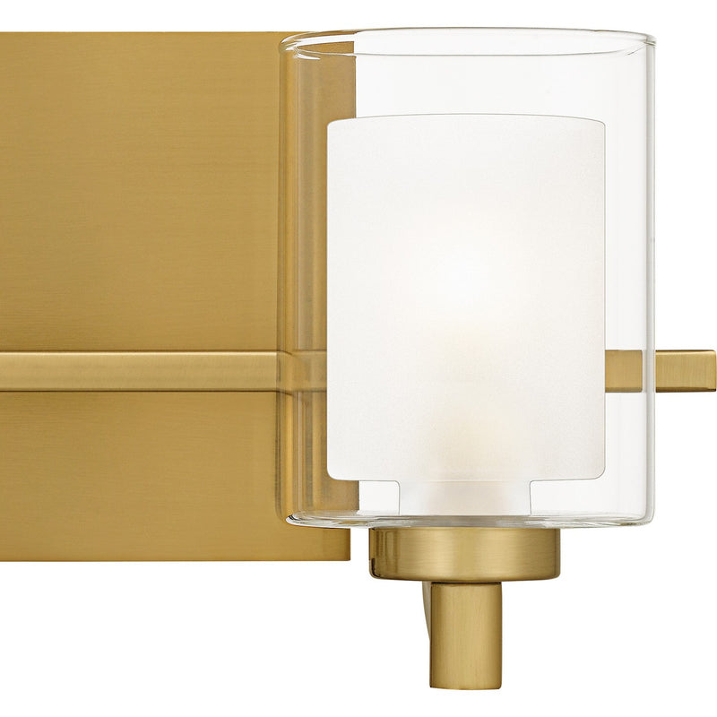 Quoizel KLT8602BRGLED Two Light Bath, Brushed Gold