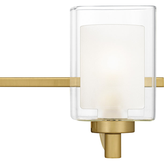 Quoizel KLT8603BRGLED Three Light Bath, Brushed Gold