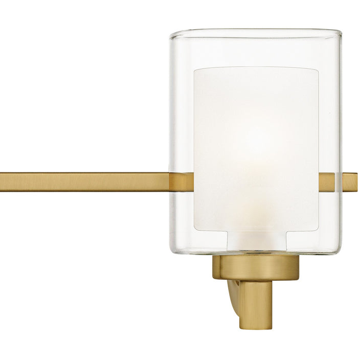Quoizel KLT8604BRGLED Four Light Bath, Brushed Gold