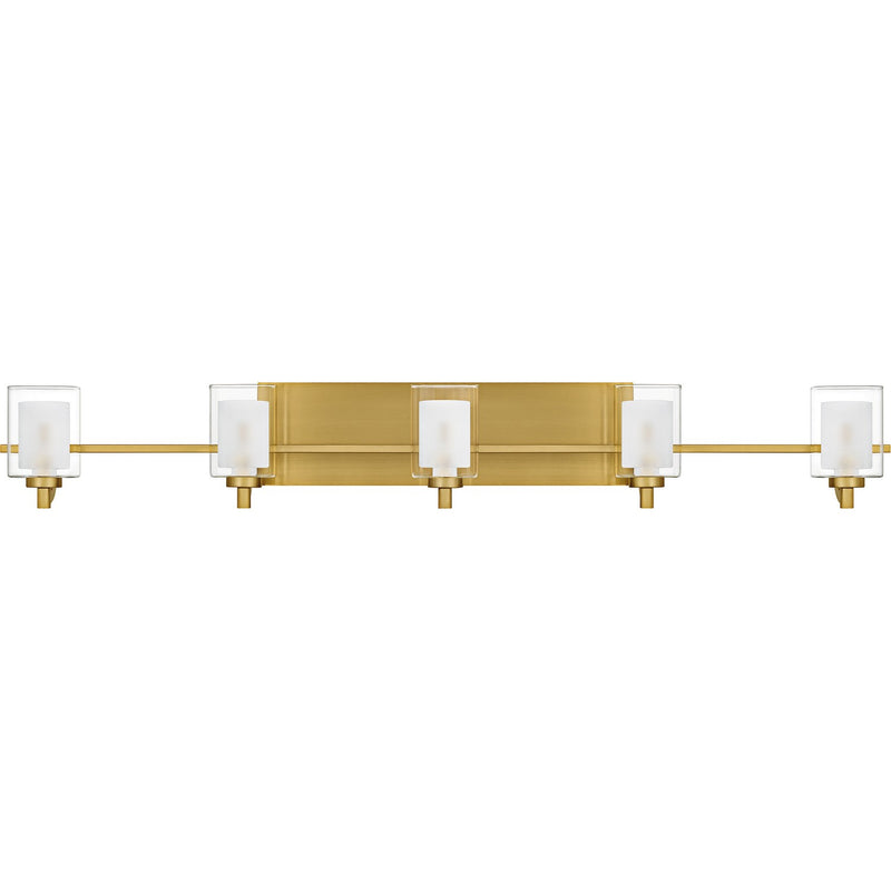 Quoizel KLT8605BRGLED Five Light Bath, Brushed Gold