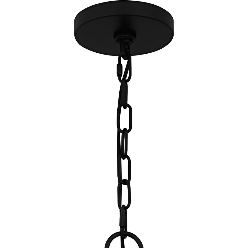 Quoizel LKY5028MBK Five Light Chandelier, Matte Black