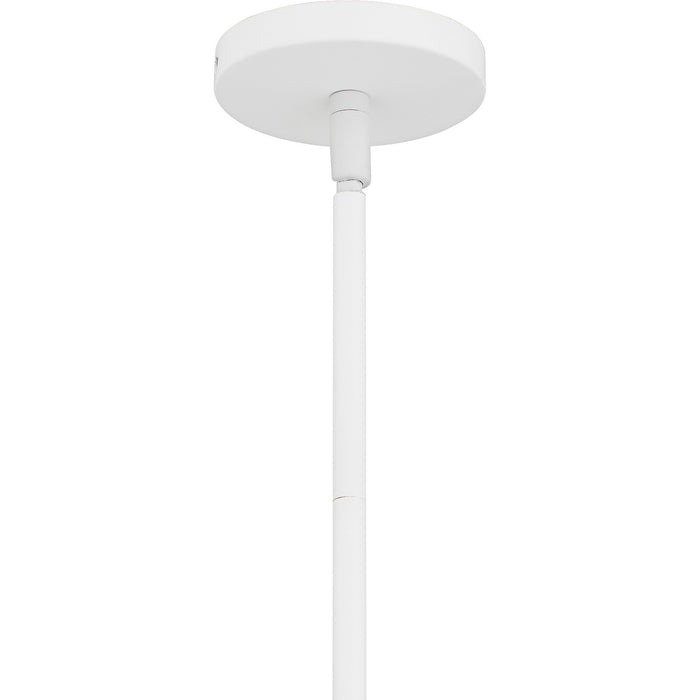 Quoizel LMI2824W Three Light Pendant, Matte White
