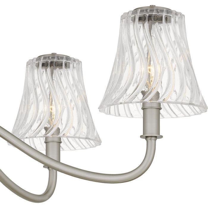 Quoizel MCK5030BN Five Light Chandelier, Brushed Nickel