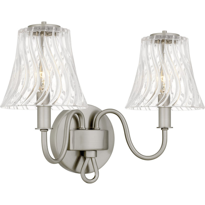 Quoizel MCK8615BN Two Light Bath, Brushed Nickel