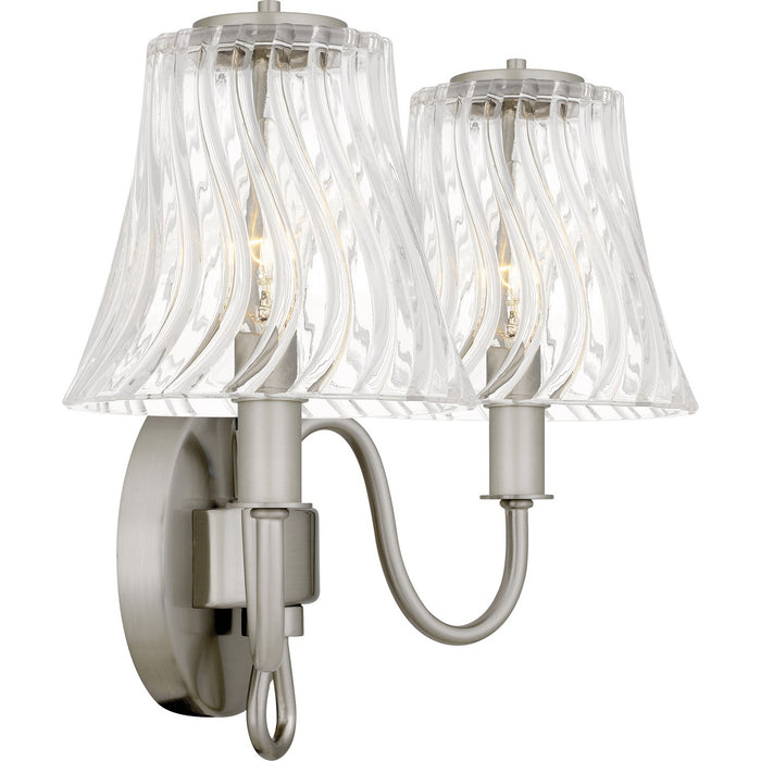 Quoizel MCK8615BN Two Light Bath, Brushed Nickel
