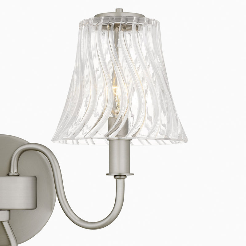 Quoizel MCK8615BN Two Light Bath, Brushed Nickel