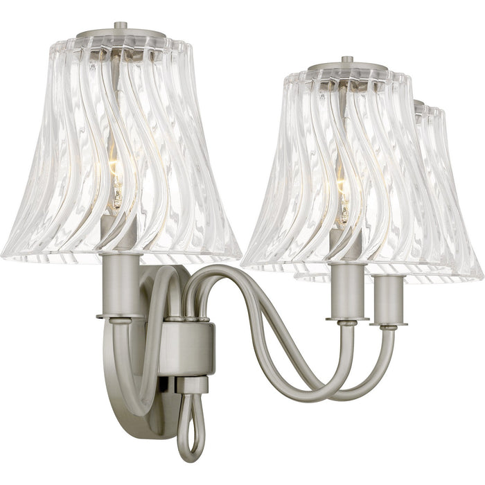Quoizel MCK8623BN Three Light Bath, Brushed Nickel