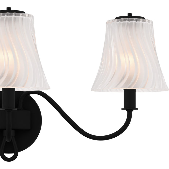 Quoizel MCK8623MBK Three Light Bath, Matte Black
