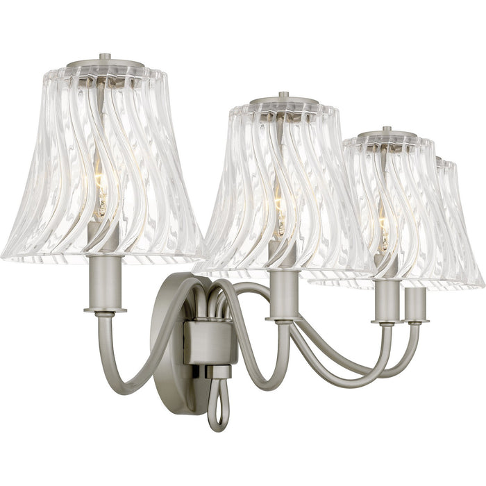 Quoizel MCK8631BN Four Light Bath, Brushed Nickel